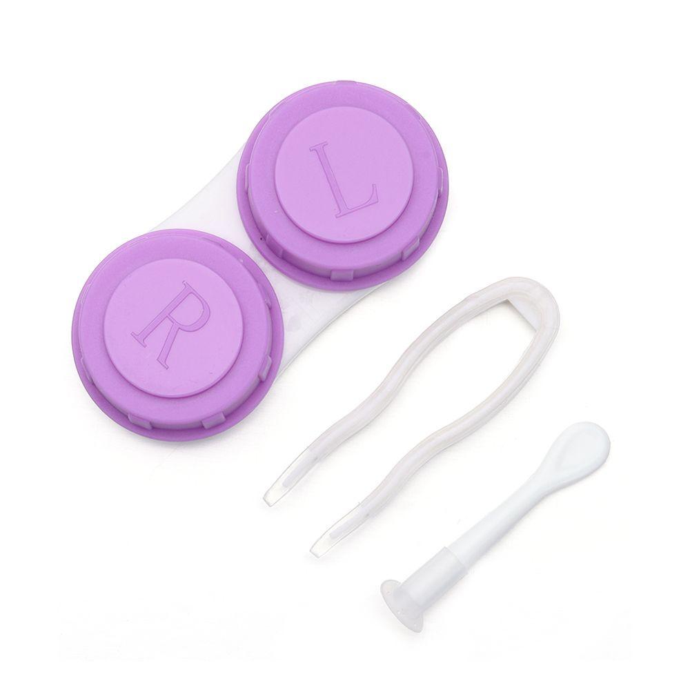 Hộp Đựng Kính Áp Tròng Mini Bỏ Túi Kèm Gương Soi Tiện Dụng