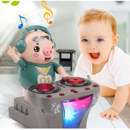 Đồ chơi DJ heo phát nhạc cho bé