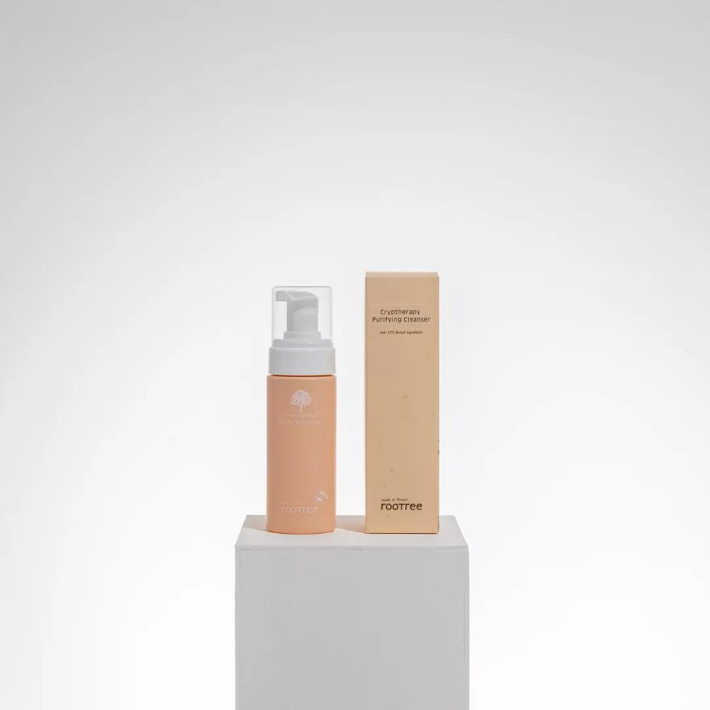 Sữa Rửa Mặt Tạo Bọt Rootree Cryptherapy Purifying Cleanser (Dưỡng ẩm,căng bóng da) | BigBuy360 - bigbuy360.vn