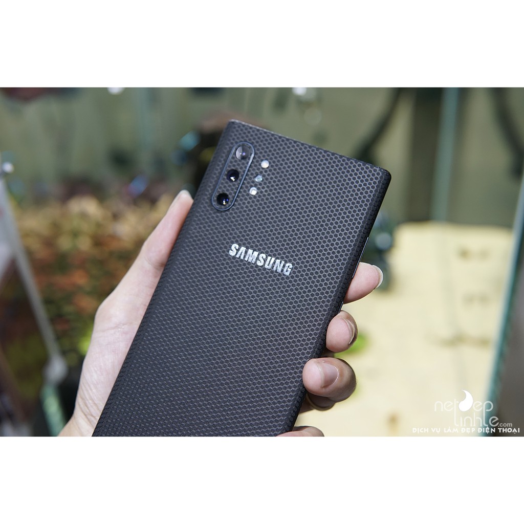 Samsung Note 10 plus dán film 3m vân Matrix F2