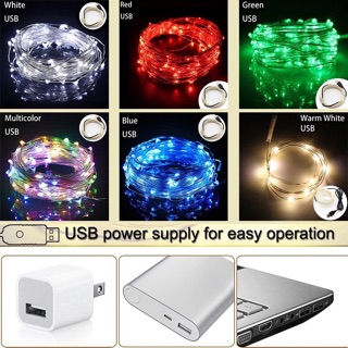 Dây đèn led 5m,10m USB trang trí sinh Nhật sự kiện