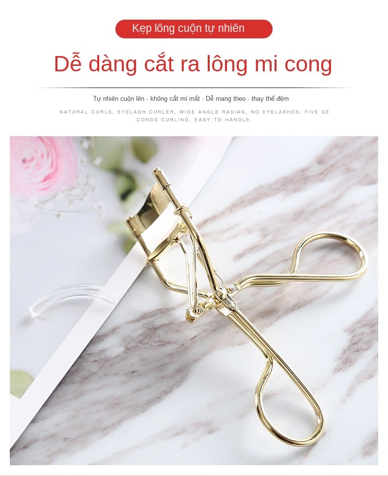 Lâu Dài Quăn Eyelash Curler Dụng Cụ Làm Đẹp Di Động Lông Mi Clip