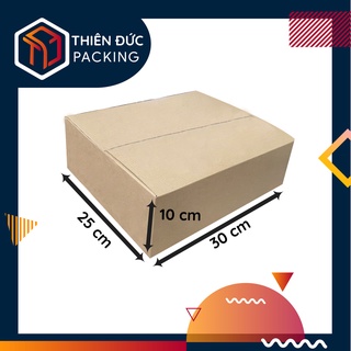 COMBO 40 thùng 30x25x10 carton cứng cáp dùng đóng gói hàng hóa, lưu trữ đồ đạc