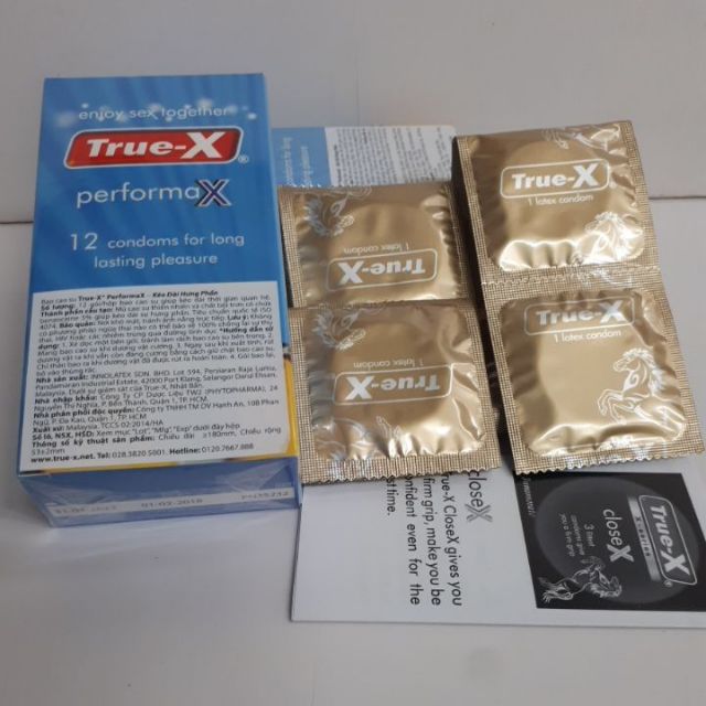 Bao cao su True X ( Hộp 12 cái)