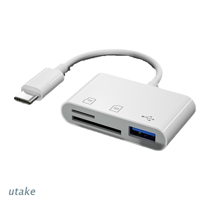 Đầu Đọc Thẻ Nhớ OTG Usb 2.0 Type-C Cho Điện Thoại Máy Tính