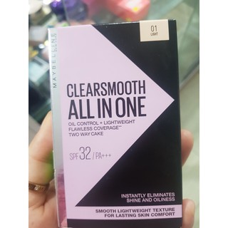 PHẤN PHỦ DẠNG NÉN KIỀM DẦU, CHỐNG NẮNG SPF 32 PA+++ CLEAR SMOOTH ALL IN ONE