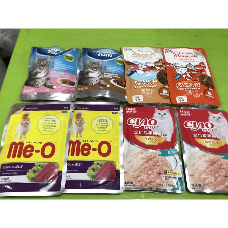 PATE GÓI MIX 4 LOẠI CHO MÈO