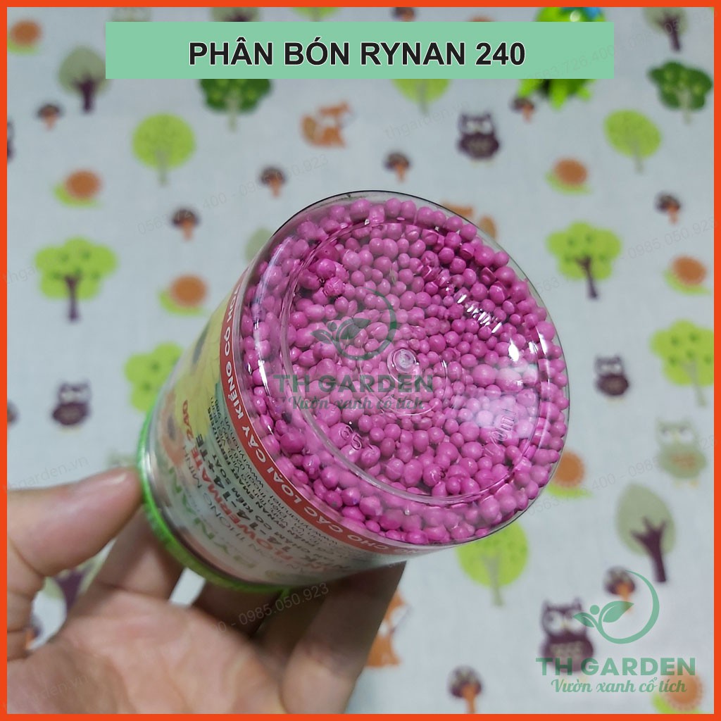 Phân Bón Thông Minh Rynan 240 - Chuyên Cho Cây Kiểng Có Hoa - Màng Polyme Kiểm Soát Giải Phóng Phân Từ Từ