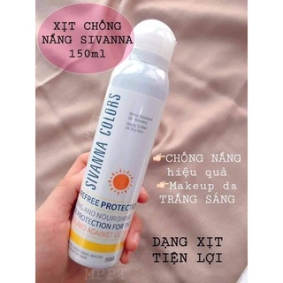 Xịt Chống Nắng Sivanna Bật Tông Da