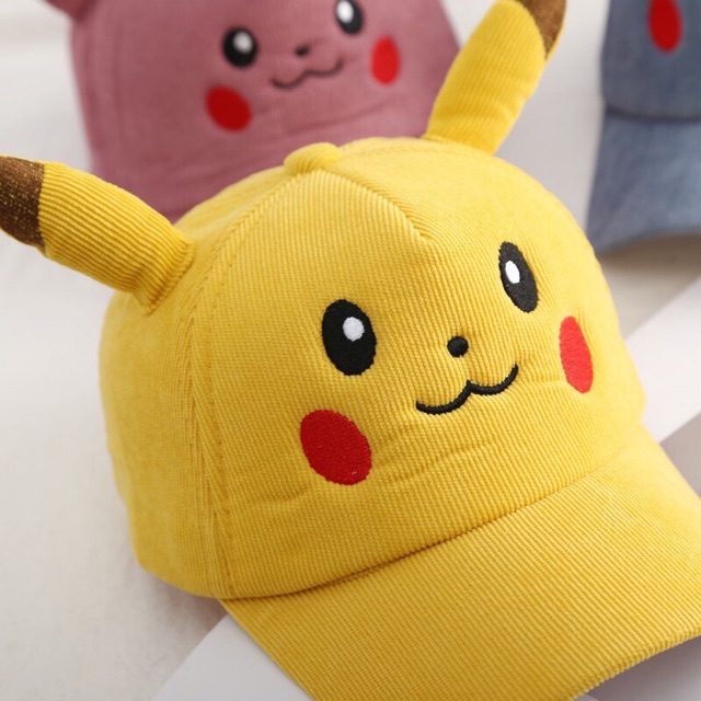 Nón kết bé pikachu