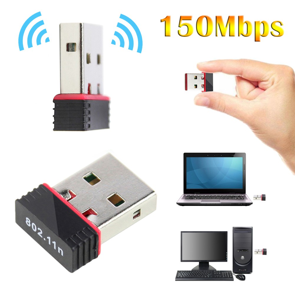 Đầu bắt sóng WiFi cổng USB 150Mbps cho Windows 7/ XP/ OS/ Linux | BigBuy360 - bigbuy360.vn