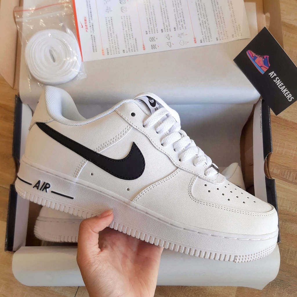 Giày Sneakers AF1 black swoosh
