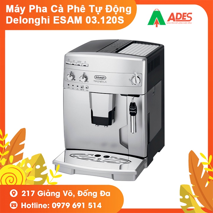 [Mã 154ELSALE2 giảm 7% đơn 300K] Máy Pha Cà Phê Tự Động Delonghi ESAM03.120s - Bảo Hành Chính Hãng 12 Tháng