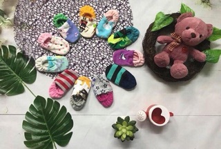 Giày vải cotton cho bé 75k/10d