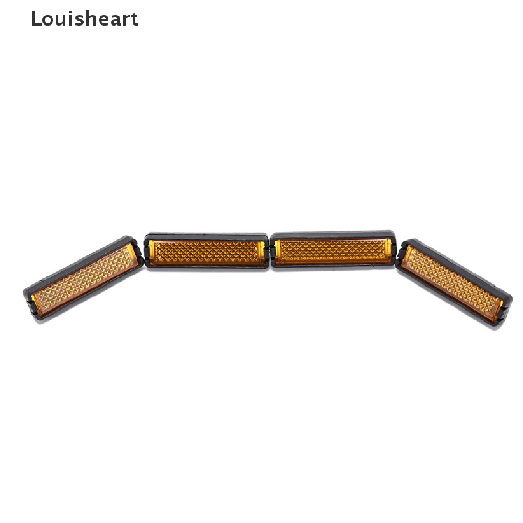Bộ 4 Miếng Gắn Pê Đan Xe Đạp Phản Quang Ban Đêm Louisheart