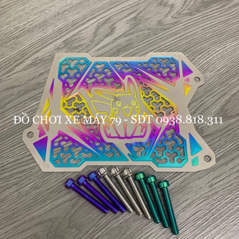 Che két nước titan kèm ốc cho Vario