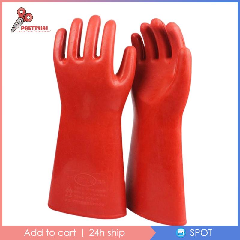 Găng Tay Cao Su Cách Điện Chống Nước Prettyia1 Cho Nam Nữ