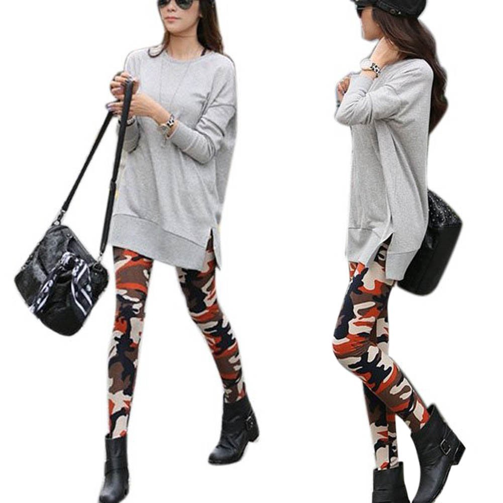 Quần legging họa tiết rằn ri cá tính trẻ trung cho nữ | BigBuy360 - bigbuy360.vn