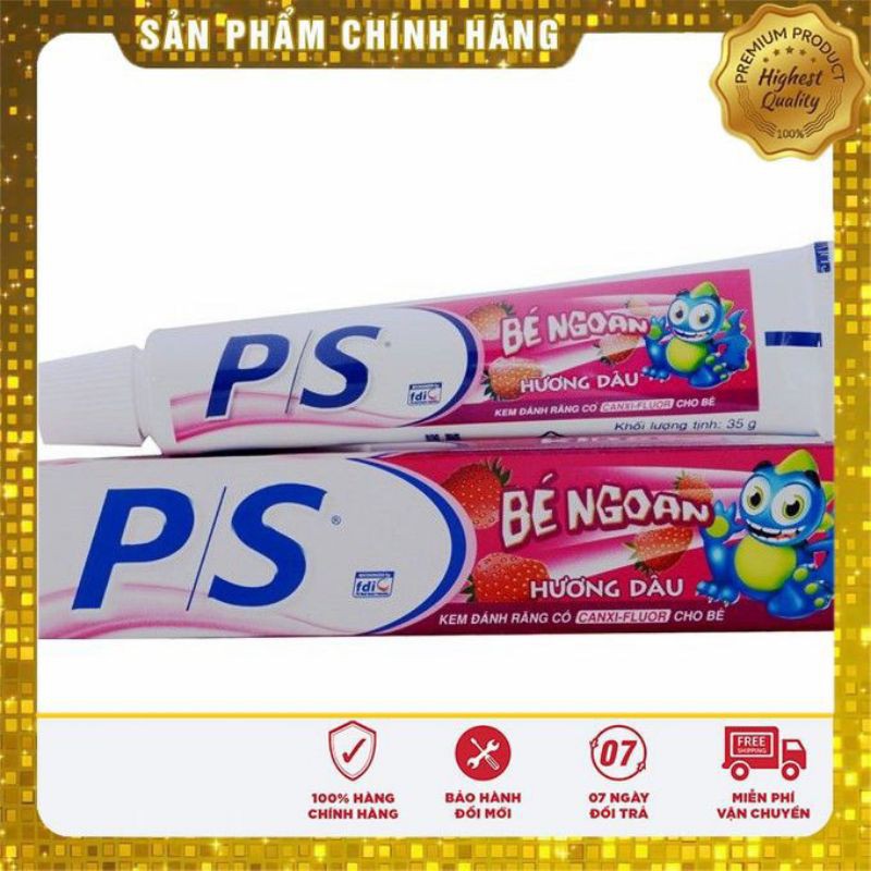 KEM ĐÁNH RĂNG P/S TRẺ EM - HƯƠNG DÂU - 35GR