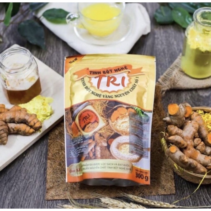 Tinh bột nghệ TRI túi 300gram