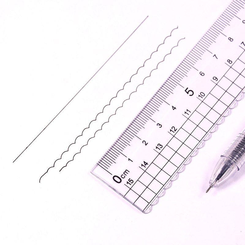 Thước Kẻ Nhựa Trong Suốt Dài 15cm