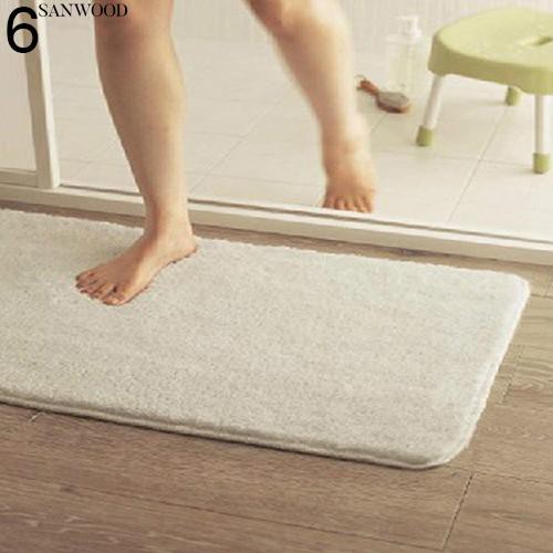 ♚Mới Thảm Lông Trải Sàn Chống Trượt Màu Kẹo Ngọt