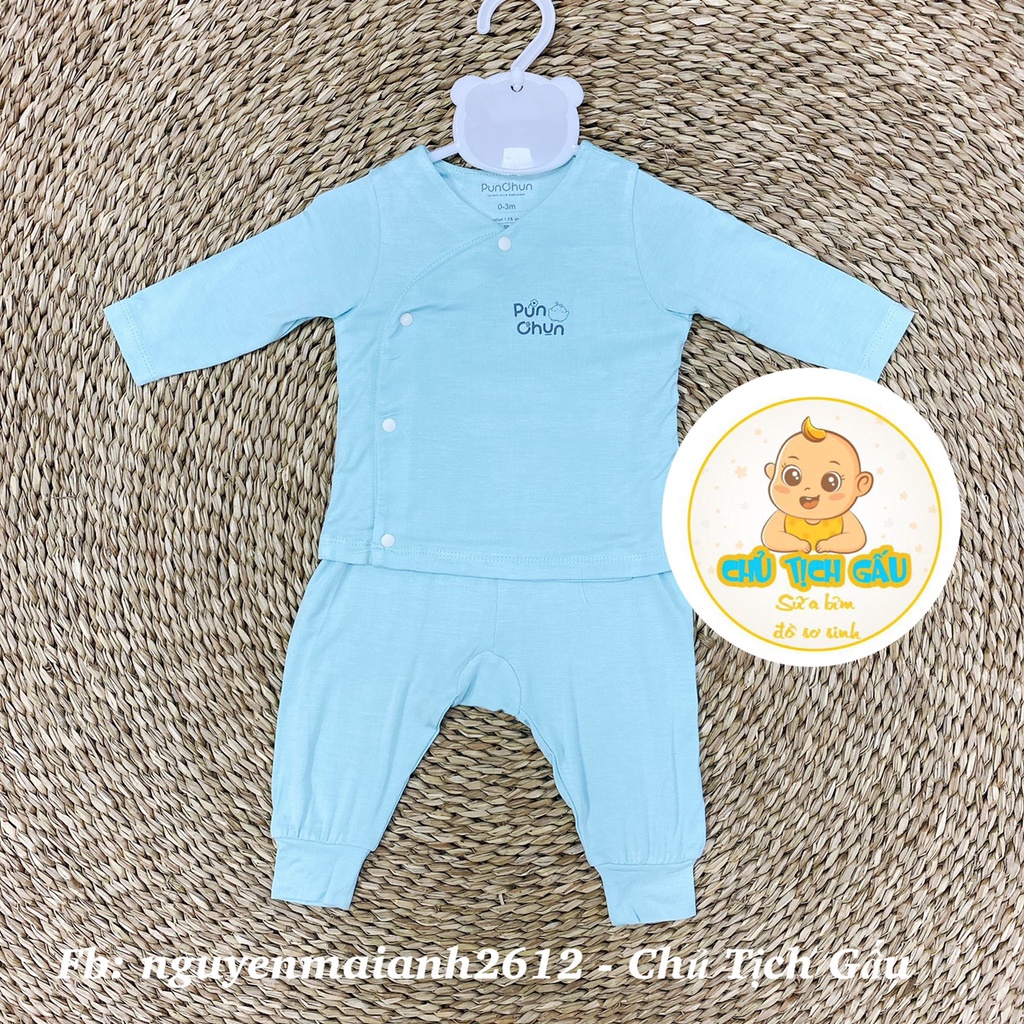 [PUNCHUN] Bộ dài tay sơ sinh cho bé hãng Punchun