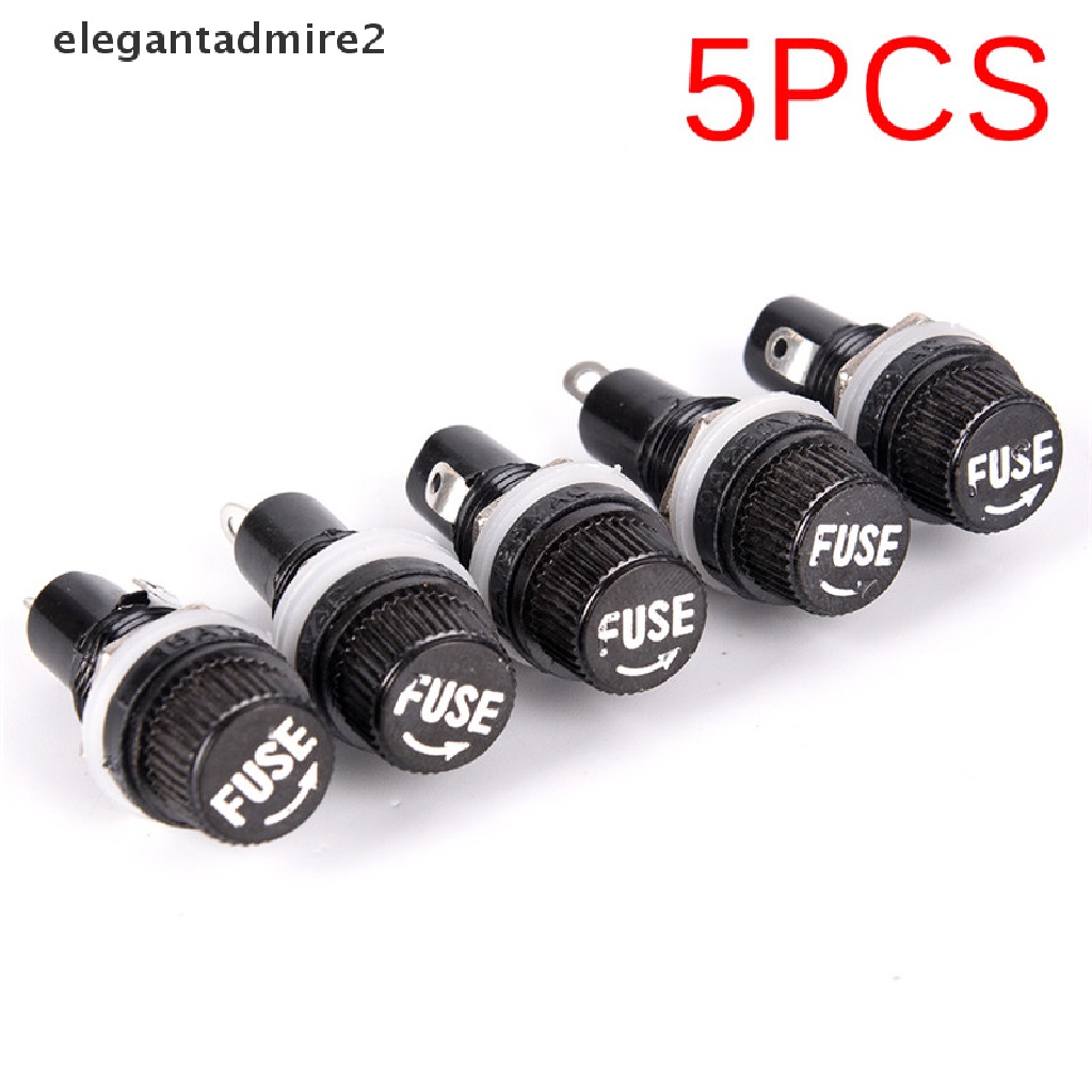 Set 5 Phụ Kiện Cầu Chì 250V 10A Cho Khung Gầm Xe Hơi 5 * 20