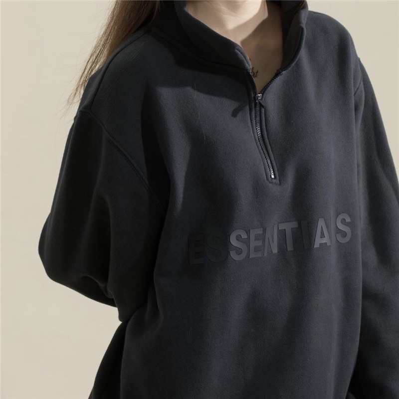 ÁO SWEATER ESSENTIAL CỔ KHOÁ DÀNH CHO NAM VÀ NỮ