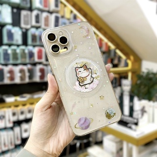 Ốp điện thoại iphone mèo sakura lấp lánh cực xinh