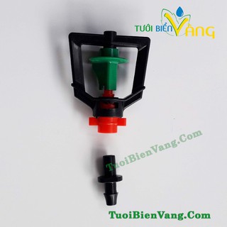 Combo 30 béc phun mưa xoay chân 6mm