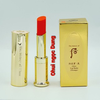 Son dưỡng whoo glow lip balm spf 10 màu cam