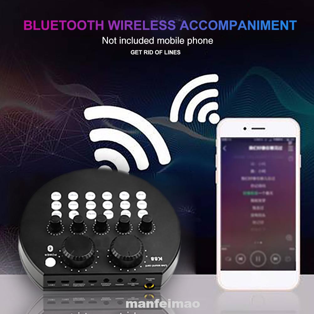Mobile Micro Bluetooth Hát Karaoke 6 Chế Độ Thẻ