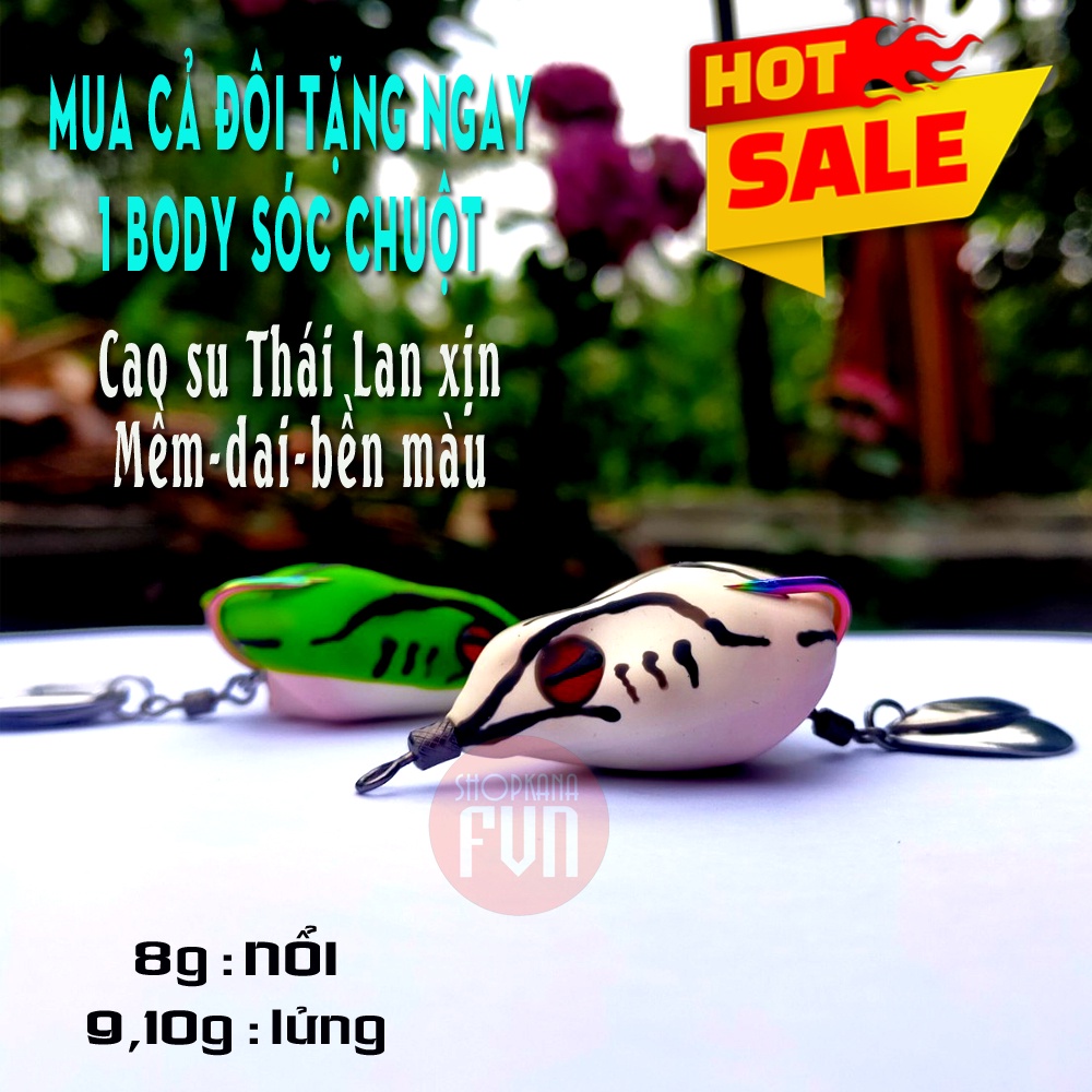 Nhái hơi HVA Thanh xà, bạch xà (Chống vướng mọi địa hình) handmade