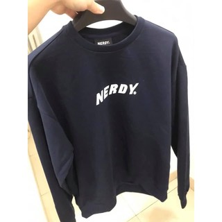 Áo nỉ Nerdy brand Hàn