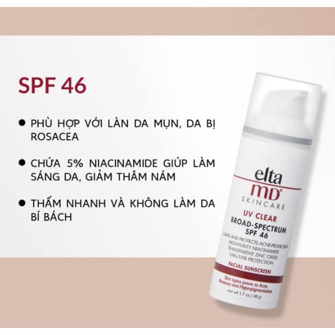 [Sample 2g] Kem chống nắng Elta MD SPF 30 - SPF 46 - SPF 41 - SPF 40 - SPF 44 - SPF 45 - SPF 47 SPF 50 untinted & tinted | BigBuy360 - bigbuy360.vn