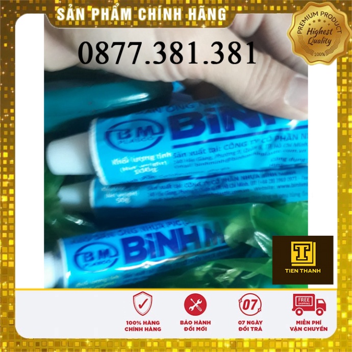 KEO DÁN ỐNG NƯỚC BÌNH MINH 25g- 50g -100g CHÍNH HÃNG