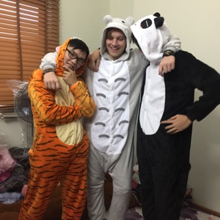 Bộ ngủ thú bông hình panda có sẵn