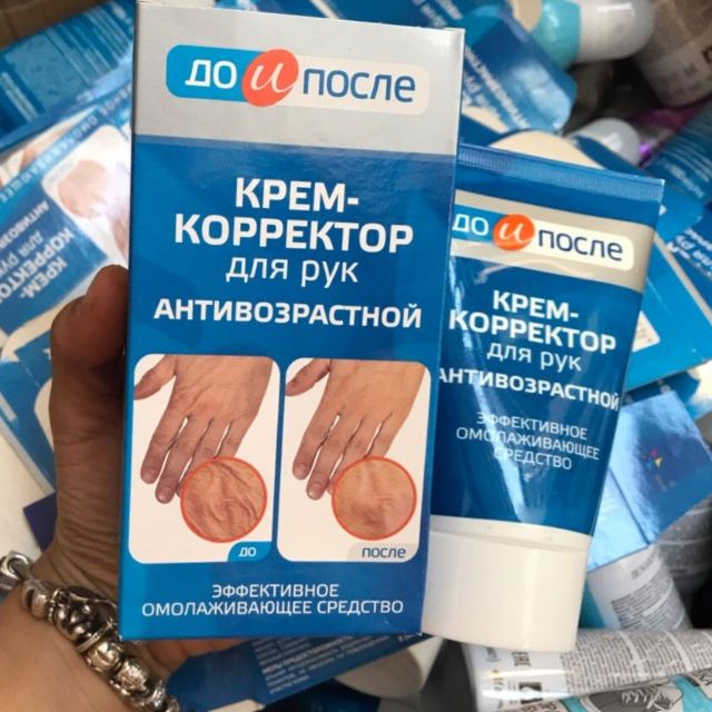 Kem trẻ hóa da tay Nga_Kem giảm gân tay chống lão hóa Nga