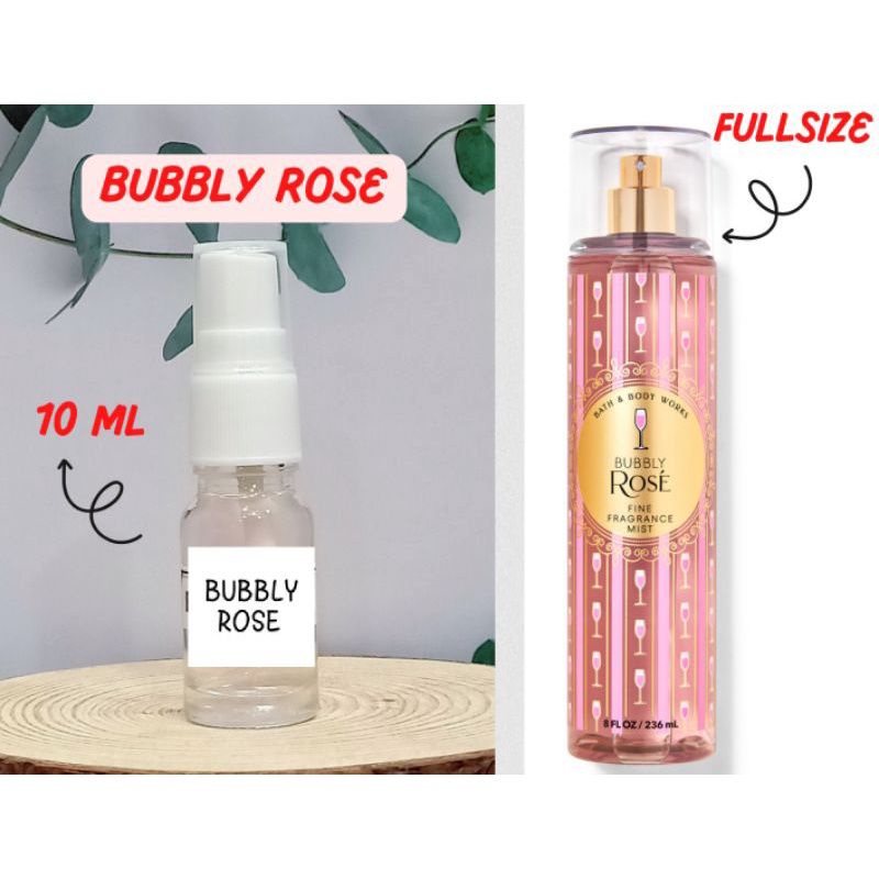 XỊT THƠM BUBBLY ROSE BATH AND BODYWORKS