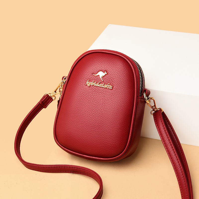 Túi Đeo Chéo Da Bò Mini Thời Trang Cho Nữ Dễ Phối Đồ