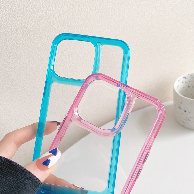 Ốp lưng trong suốt chống va đập cho iphone 13 pro 12 pro max chống vỡ Khung TPU iphone 11 pro xs max xr x / xs 7 8 plus acrylic cứng