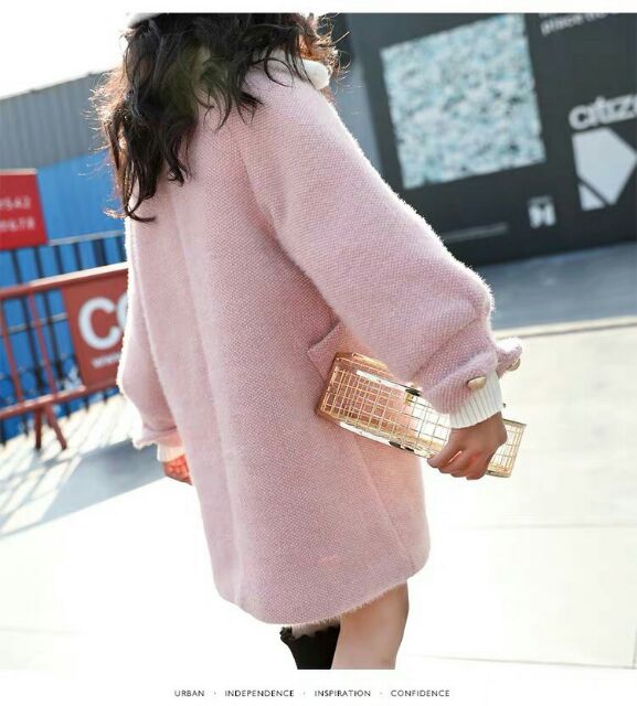 Áo khoác dạ dáng dài dành cho bé gái