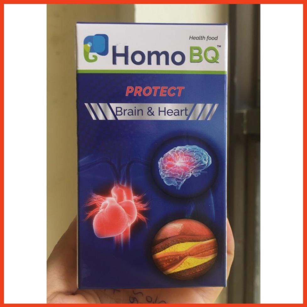 Homo BQ giúp tăng tạo máu, ngăn xơ vữa động mạch, phòng hẹp và tắc mạch, chống gốc tự do, điều hòa huyết áp ( Hộp 60v)