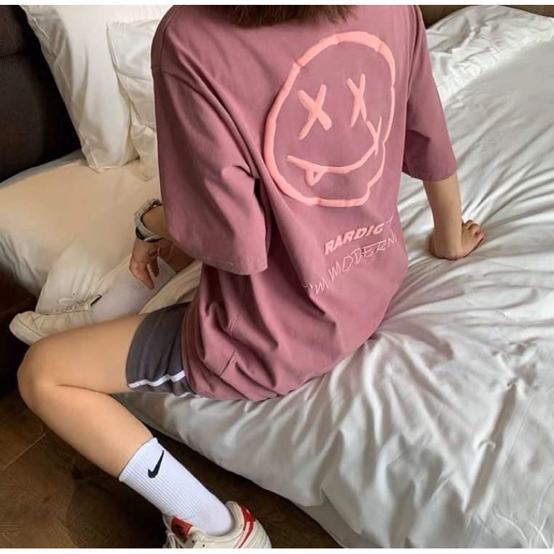 Áo Thun Unisex ❤Áo Thun Tay Lỡ RARDIC form rộng Nam/Nữ Ulzzang Unisex Màu TRẮNG/ĐEN/HỒNG/XANH XÁM❤️ | BigBuy360 - bigbuy360.vn