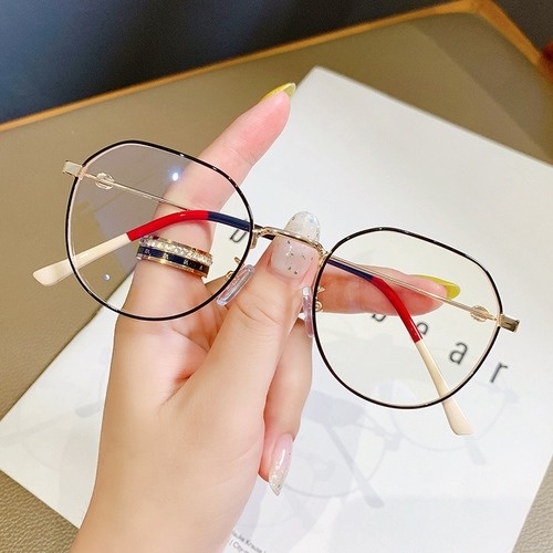 Mắt kính gọng tròn chống bức xạ tia xanh kiểu Hàn cho nam và nữ