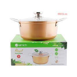 Nồi phủ sứ cao cấp Full induction Elmich Royal Premium EL 1180 Size 22cm