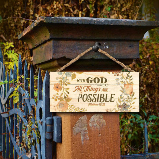 1 Tấm Gỗ Khắc Chữ "my .my" Gắn Tường Trang Trí