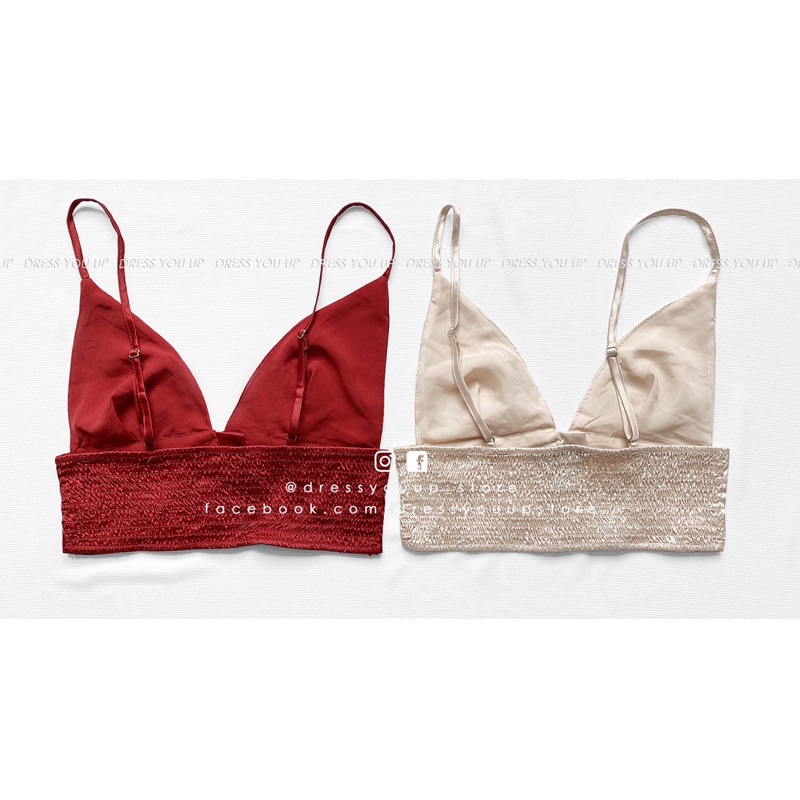 Bralette satin F21 xuất xịn