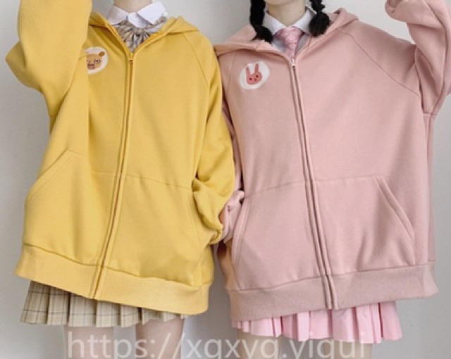 Áo hoodie nỉ kéo khoá